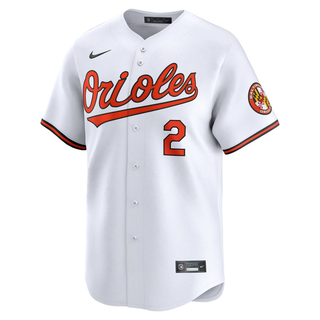Baltimore Orioles Nike Gunnar Henderson Home Limited Baseball Jersey - White