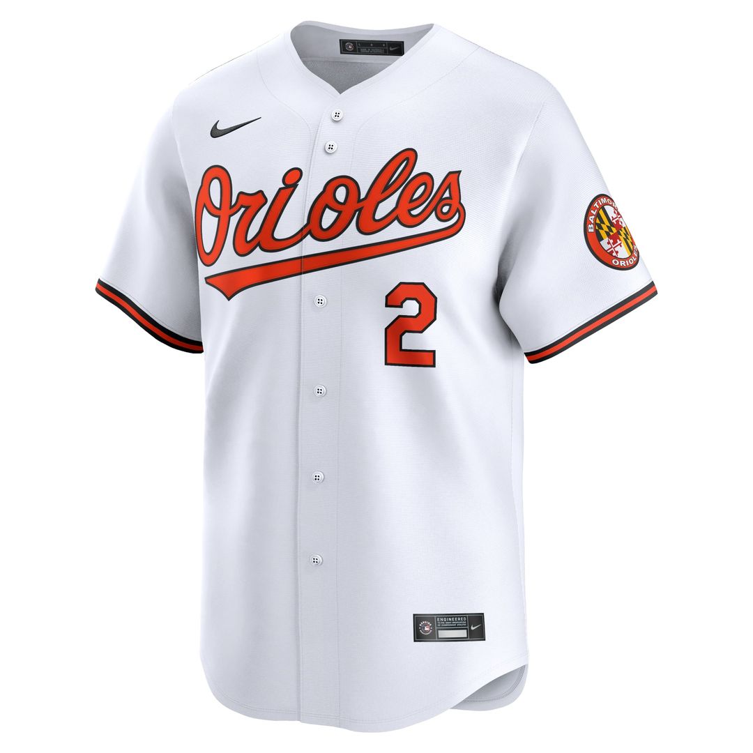Baltimore Orioles Nike Gunnar Henderson Home Limited Baseball Jersey - White