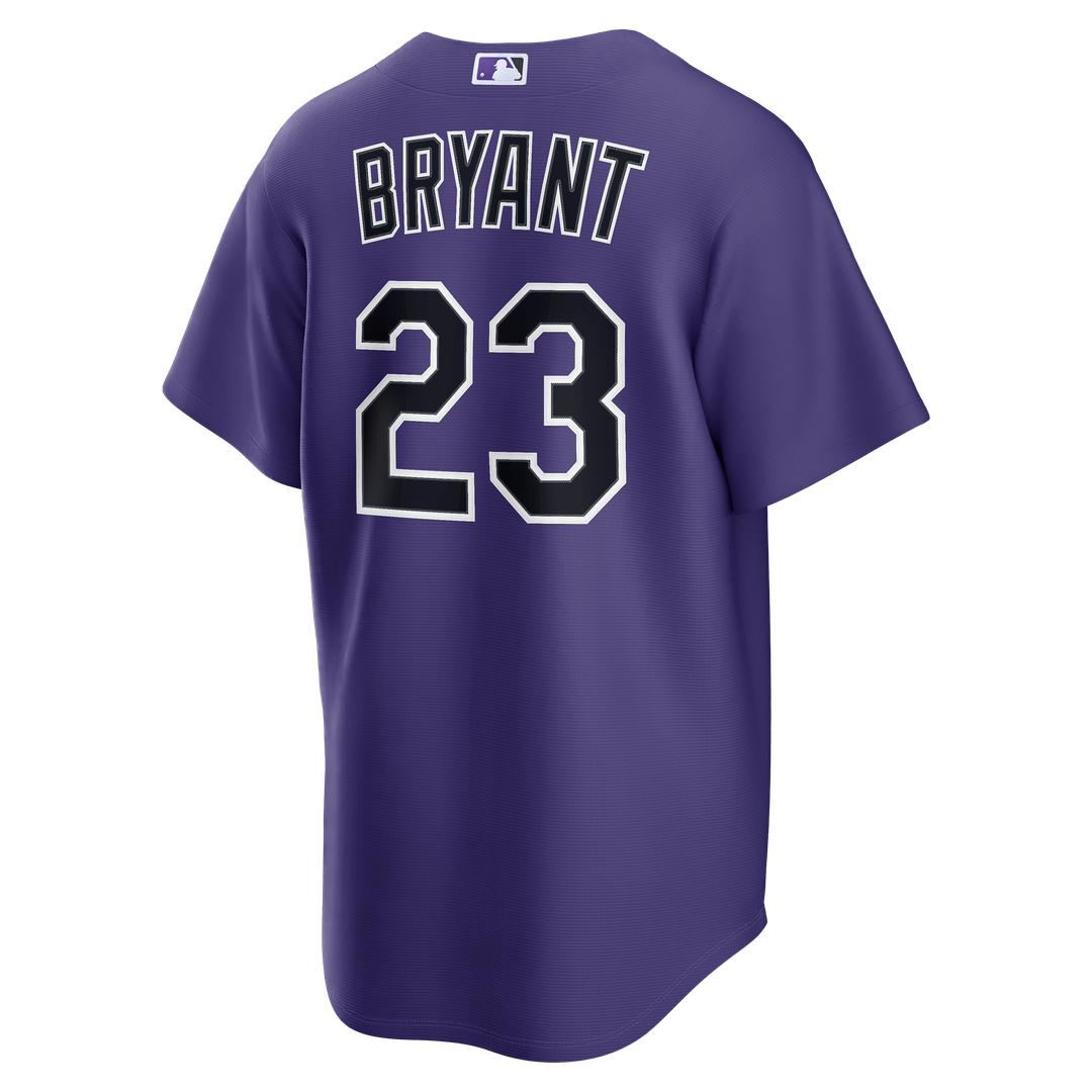 Colorado Rockies Nike Kris Bryant Alternate Replica Baseball Jersey - Purple