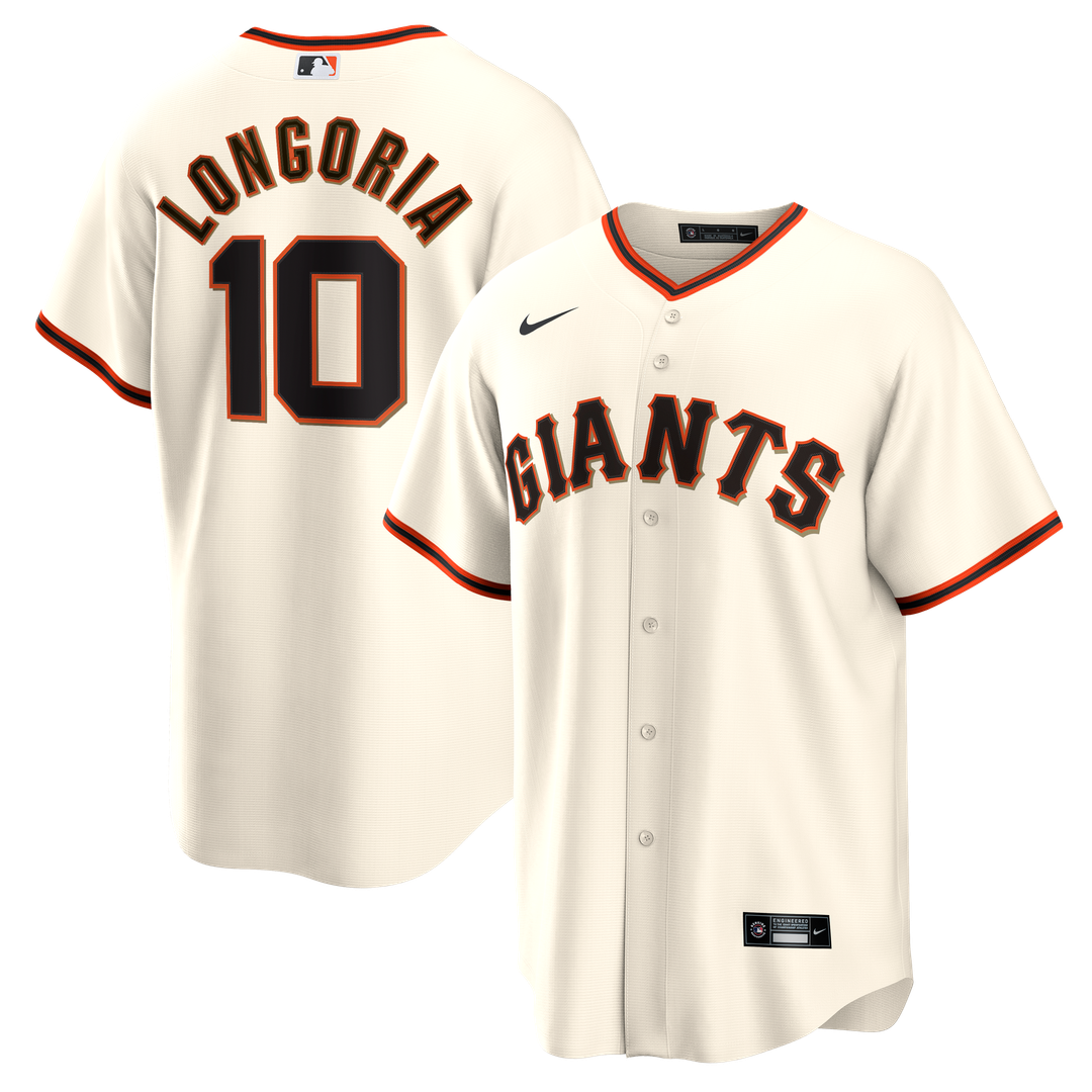 San Francisco Giants Nike Evan Longoria Home Retired Player Replica Baseball Jersey - Cream
