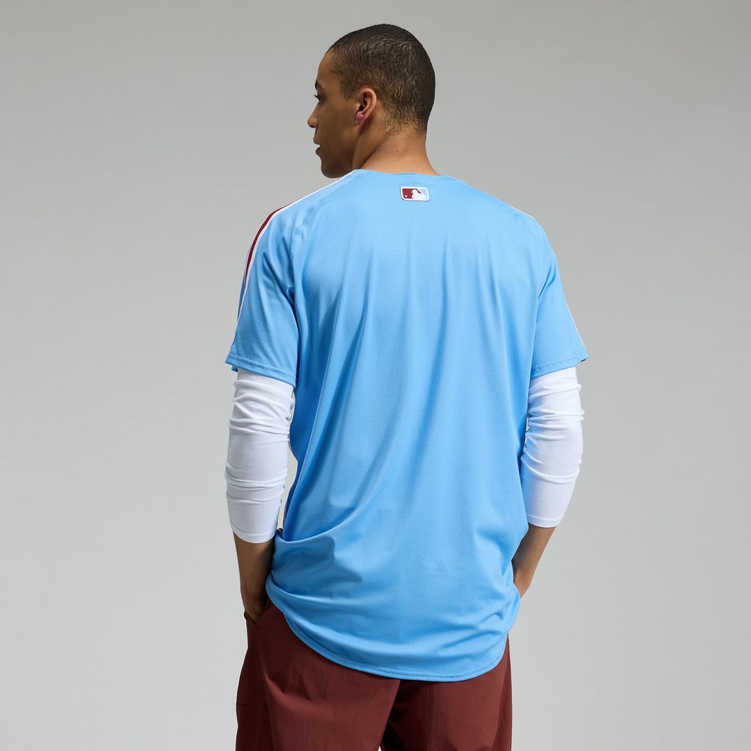 Philadelphia Phillies Nike Alternate Elite Baseball Jersey - Light Blue