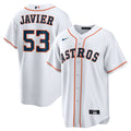 Houston Astros Nike Cristian Javier Home Replica Baseball Jersey - White