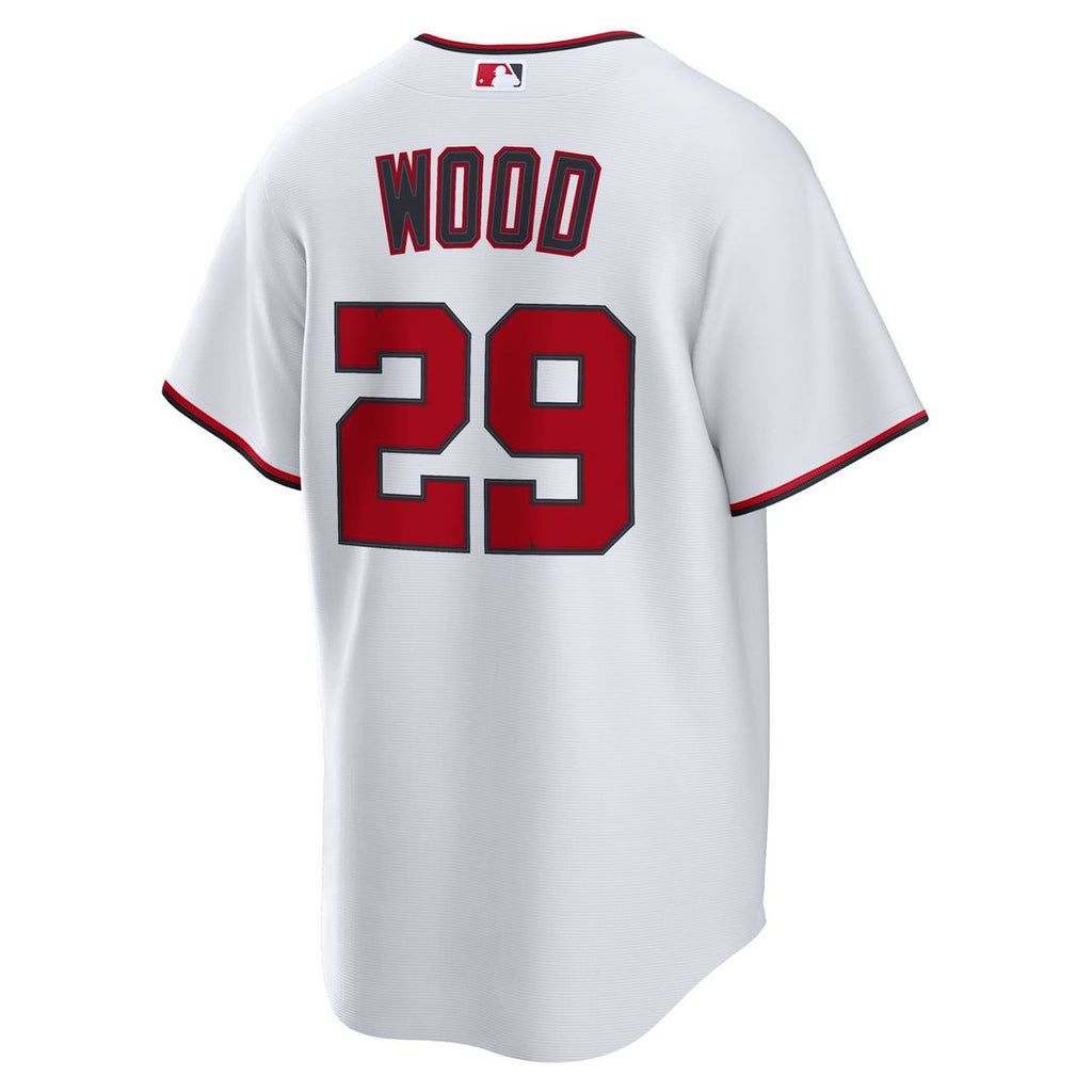 Washington Nationals Nike James Wood Home Replica Baseball Jersey - White