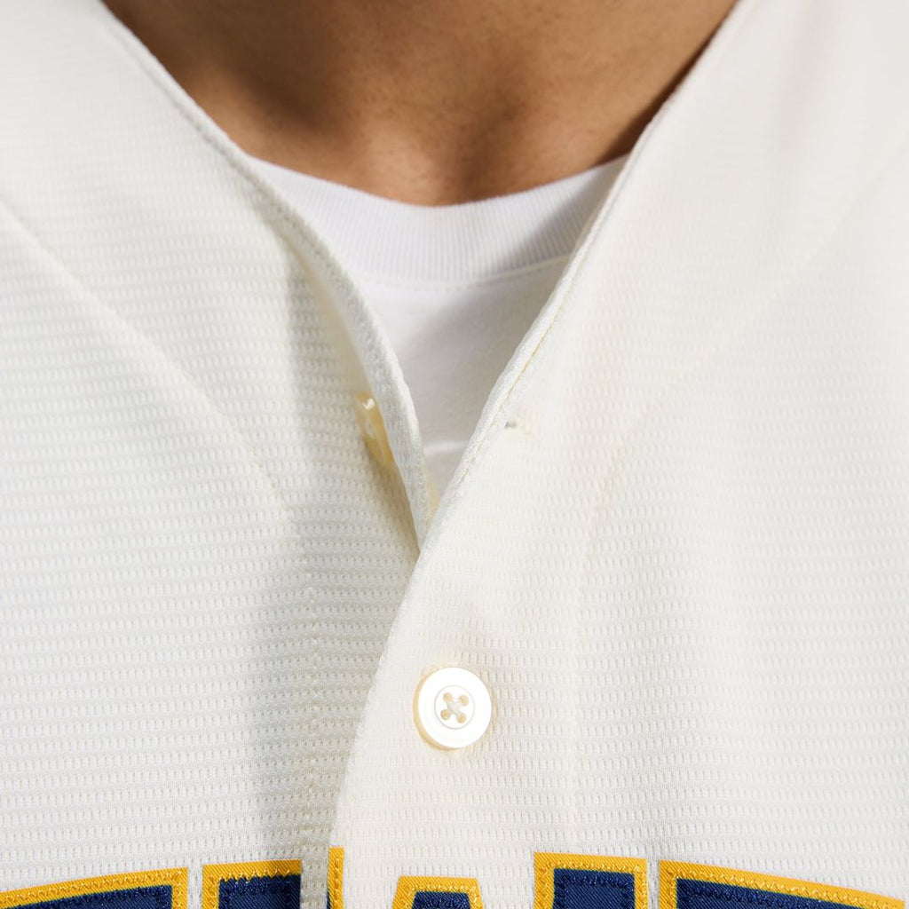 Milwaukee Brewers Nike Home Replica Team Baseball Jersey - Cream