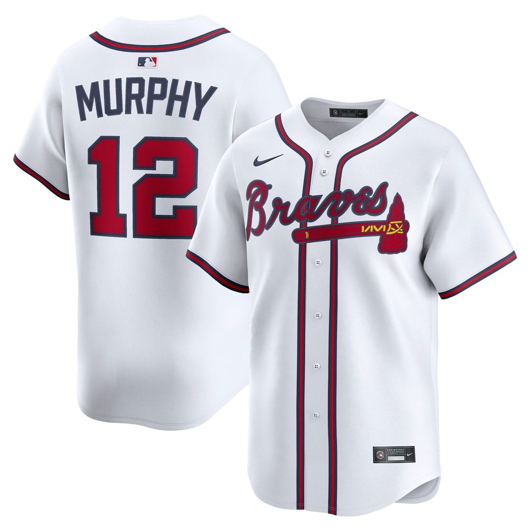 Atlanta Braves Nike Sean Murphy Home Limited Baseball Jersey - White