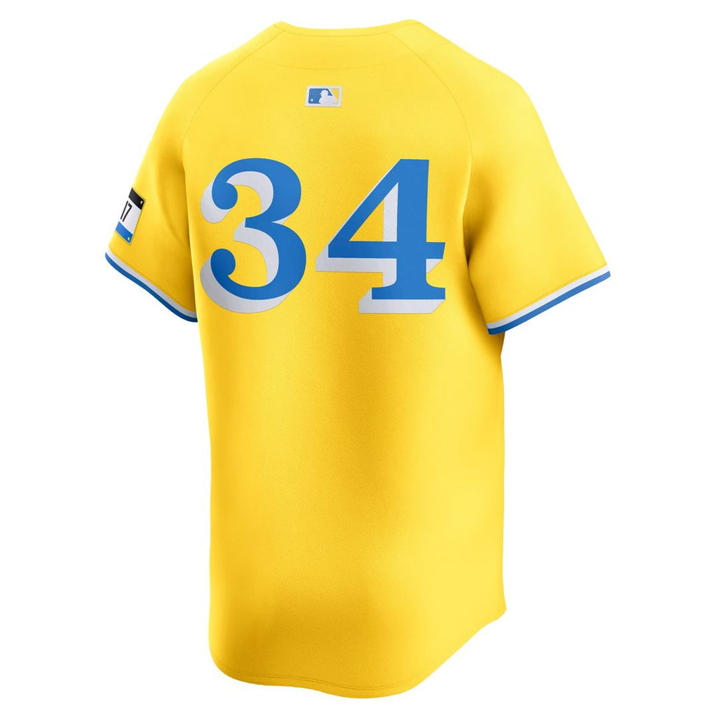 Boston Red Sox Nike David Ortiz City Connect Retired Baseball Jersey - Gold