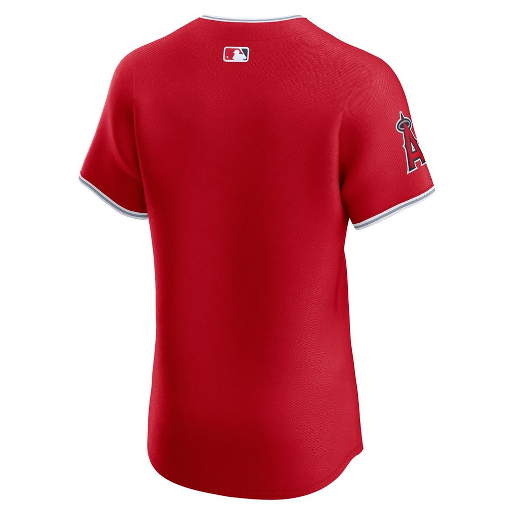 Los Angeles Angels Nike Home Elite Baseball Jersey - White