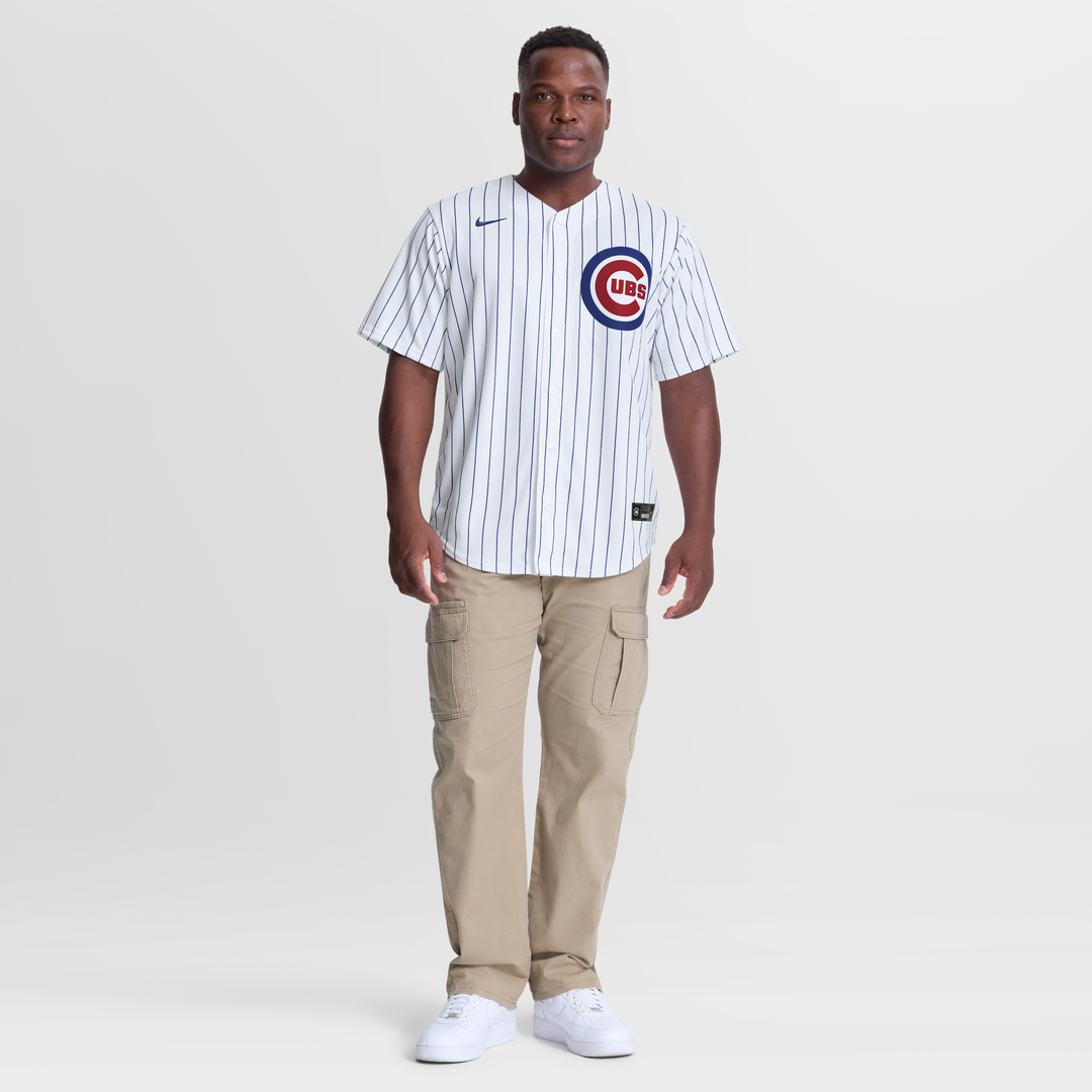 Chicago Cubs Nike Michael Busch Home Replica Baseball Jersey - White