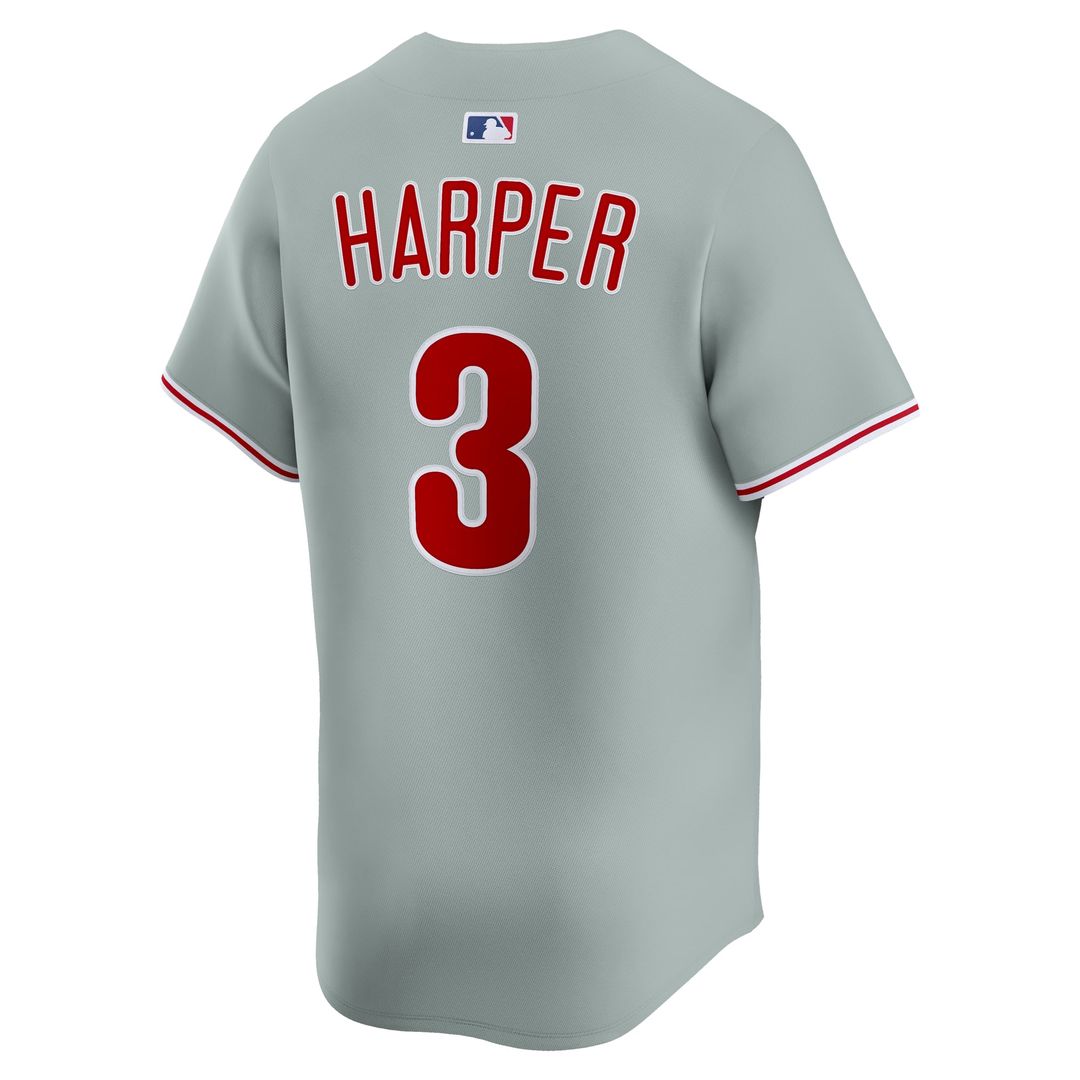 Philadelphia Phillies Nike Bryce Harper Home Limited Baseball Jersey - White