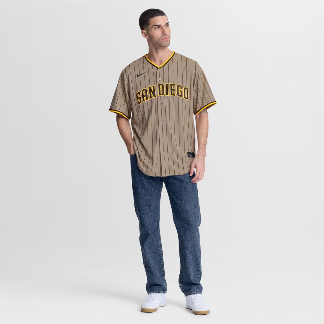 San Diego Padres Nike Jackson Merrill Alternate Replica Baseball Jersey - Sand