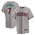 Arizona Diamondbacks Nike Corbin Carroll Road Replica Baseball Jersey - Gray