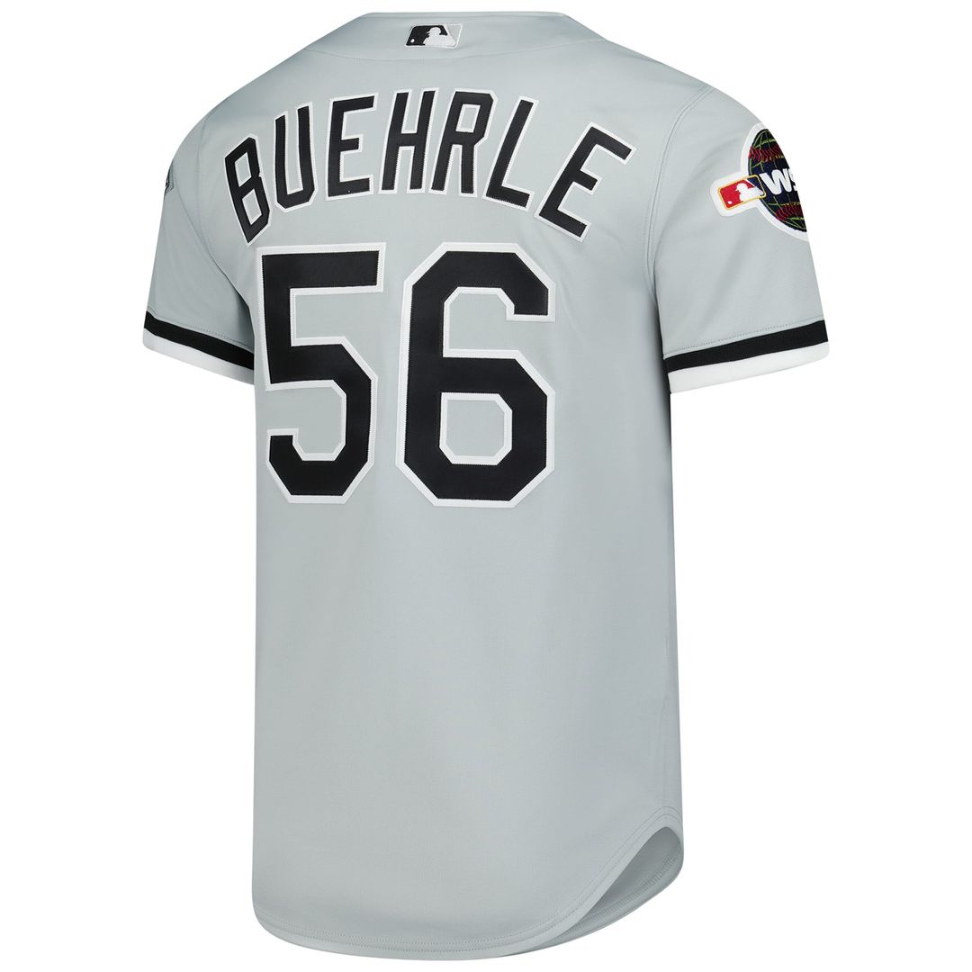 Chicago White Sox Mitchell & Ness Mark Buehrle 2005 Throwback Authentic Baseball Jersey - Gray