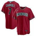 Arizona Diamondbacks Nike Corbin Carroll Crimson Alternate 2 Replica Baseball Jersey
