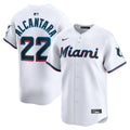 Miami Marlins Nike Sandy Alcantara Home Limited Baseball Jersey - White