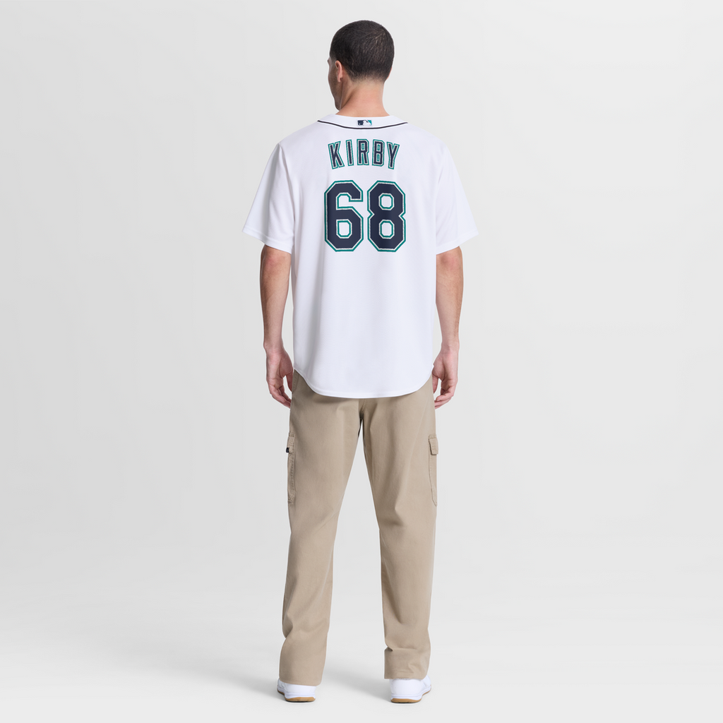 Seattle Mariners Nike George Kirby Home Replica Baseball Jersey - White