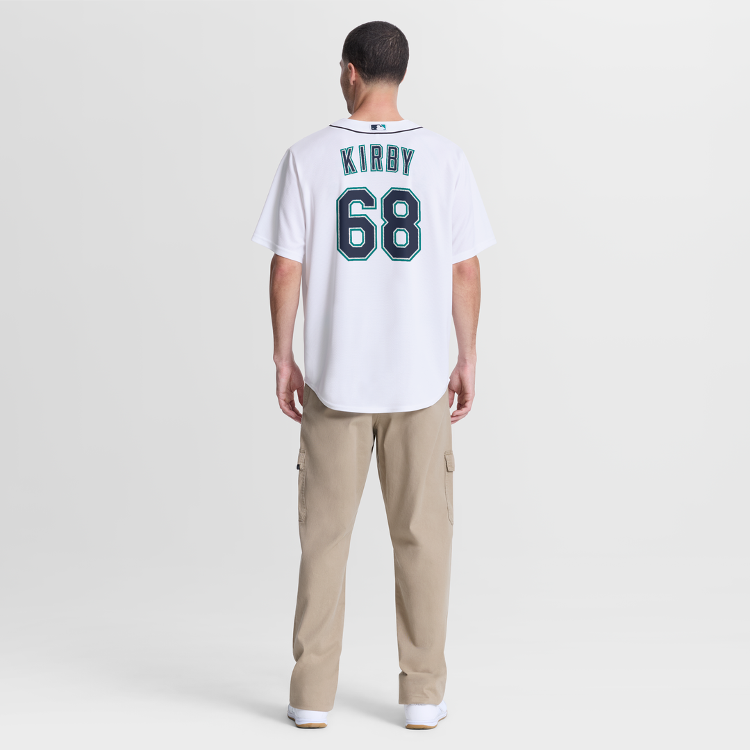 Seattle Mariners Nike George Kirby Home Replica Baseball Jersey - White