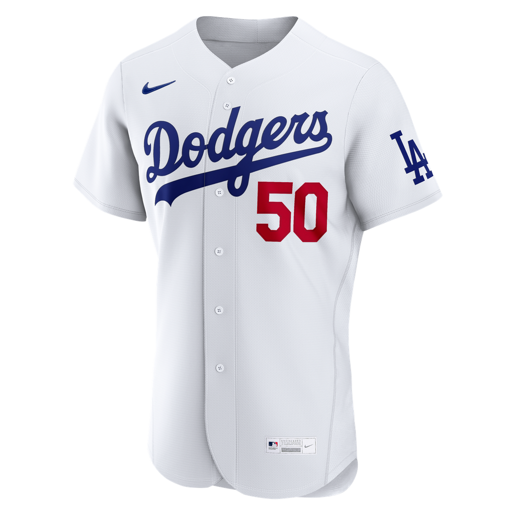 Los Angeles Dodgers Nike Mookie Betts Home Authentic Baseball Jersey - White