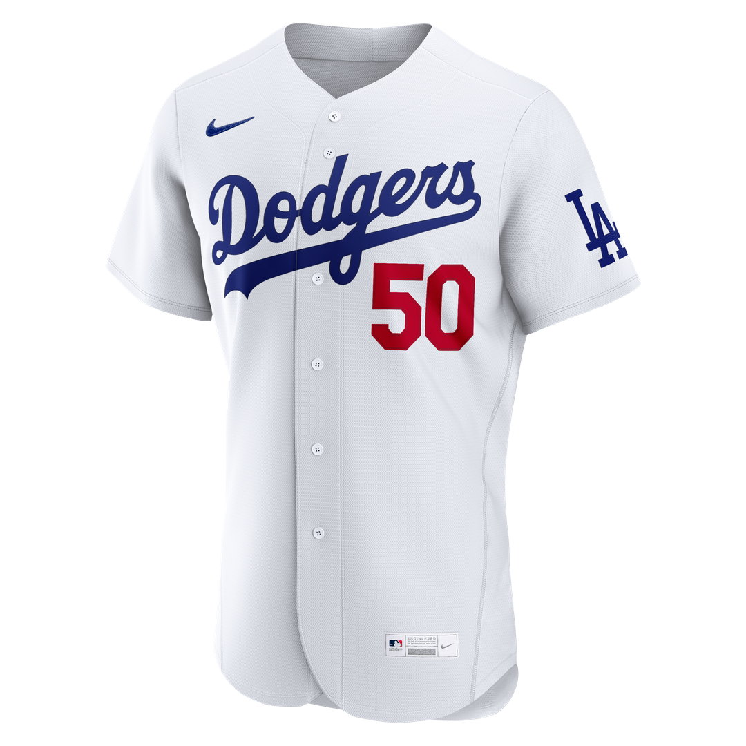 Los Angeles Dodgers Nike Mookie Betts Home Authentic Baseball Jersey - White