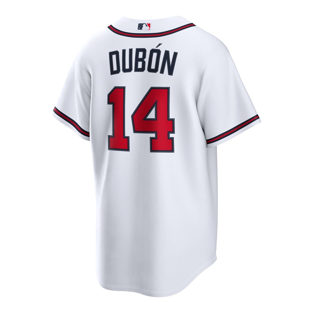 Atlanta Braves Nike Mauricio Dubón Home Replica Baseball Jersey - White