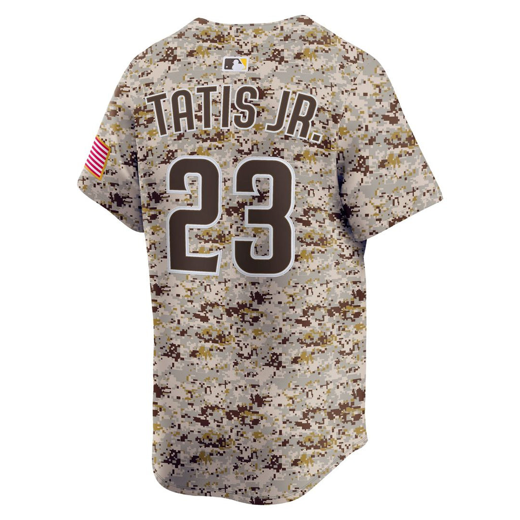 San Diego Padres Nike Fernando Tatis Jr. Camo Alternate 2 Limited Baseball Jersey