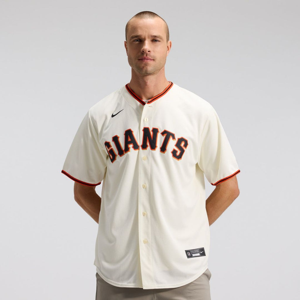 San Francisco Giants Nike Home Replica Team Baseball Jersey - Cream