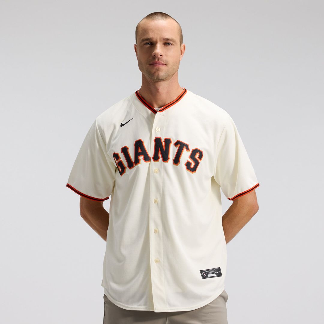 San Francisco Giants Nike Home Replica Team Baseball Jersey - Cream