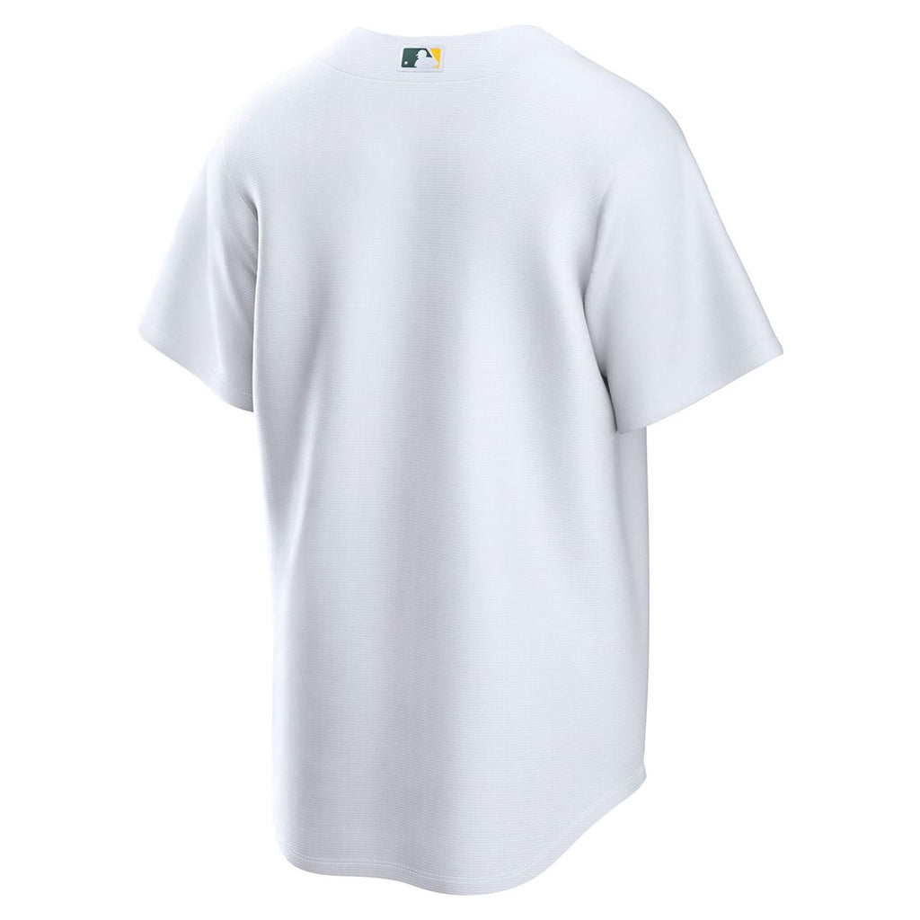 Athletics Nike Home Replica Baseball Jersey - White