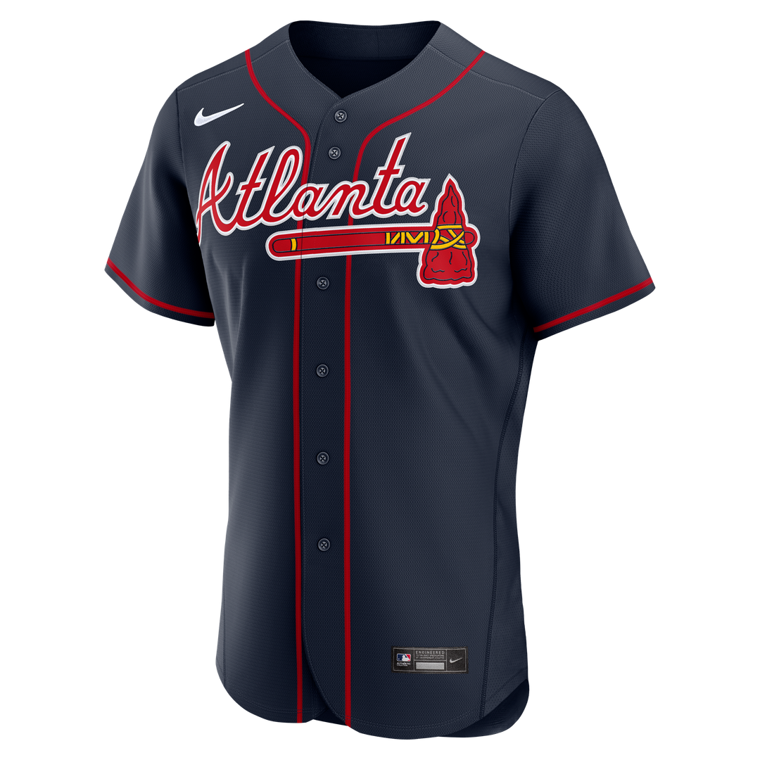 Atlanta Braves Nike Drake Baldwin Alternate MLB Awards Authentic Baseball Jersey - Navy