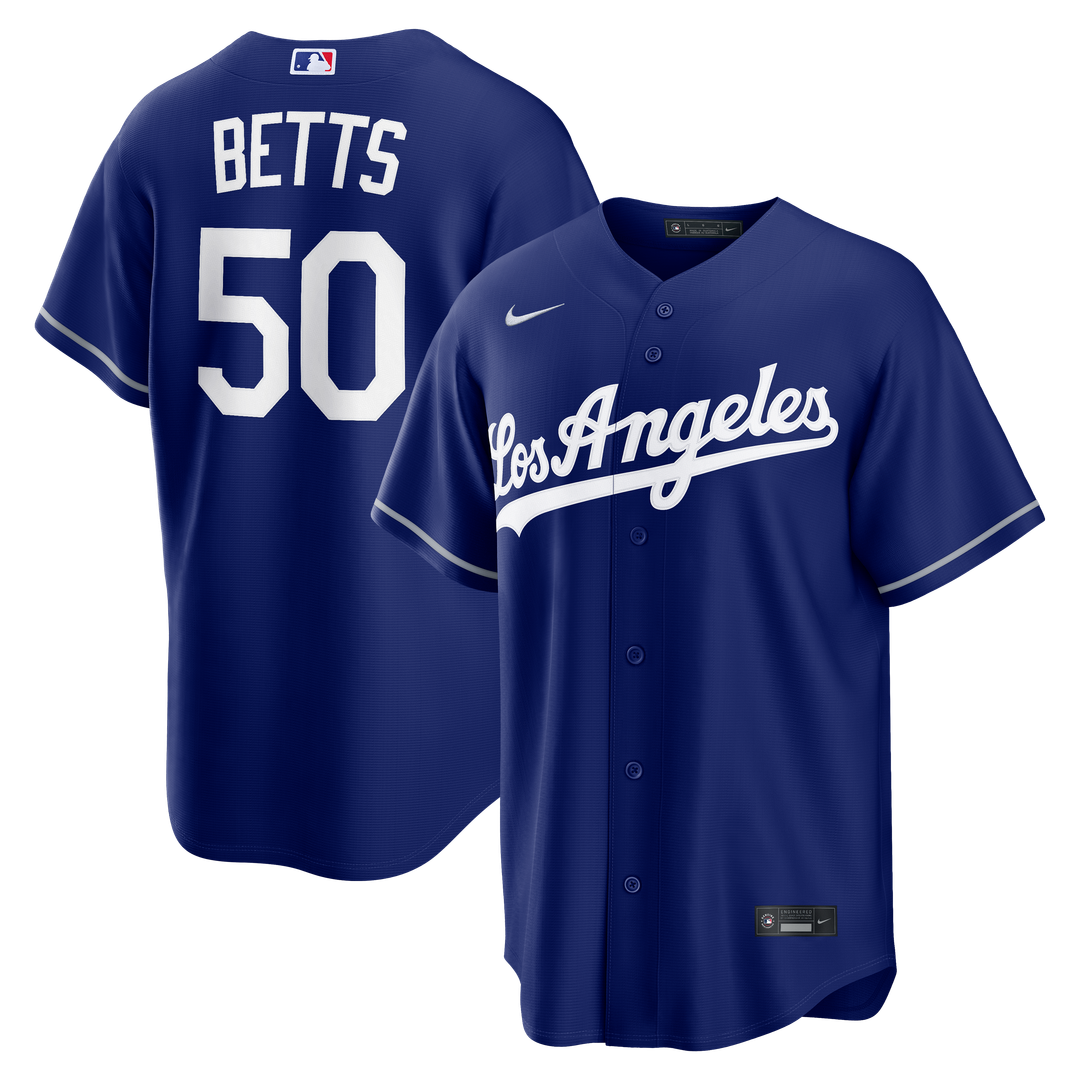 Los Angeles Dodgers Nike Mookie Betts Alternate Replica Baseball Jersey - Royal