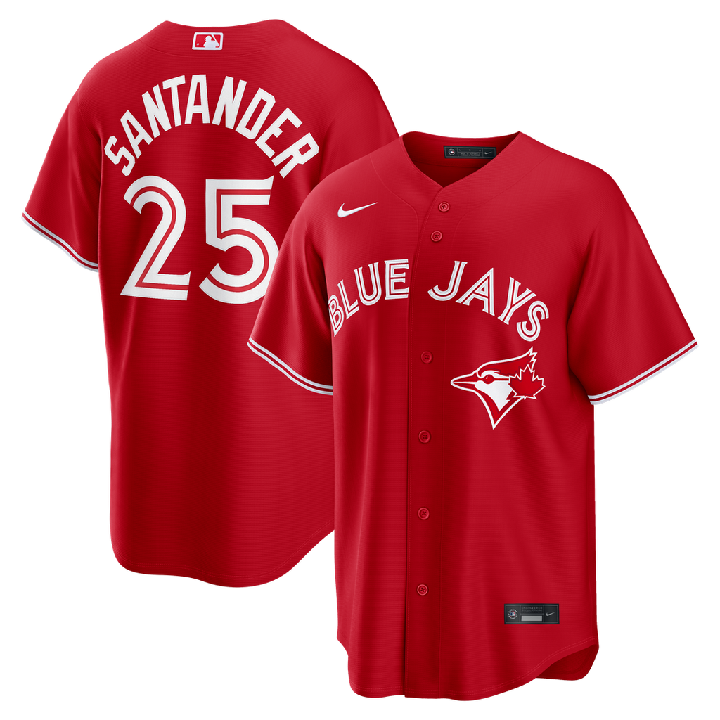 Toronto Blue Jays Nike Anthony Santander Canada Day Replica Baseball Jersey - Red