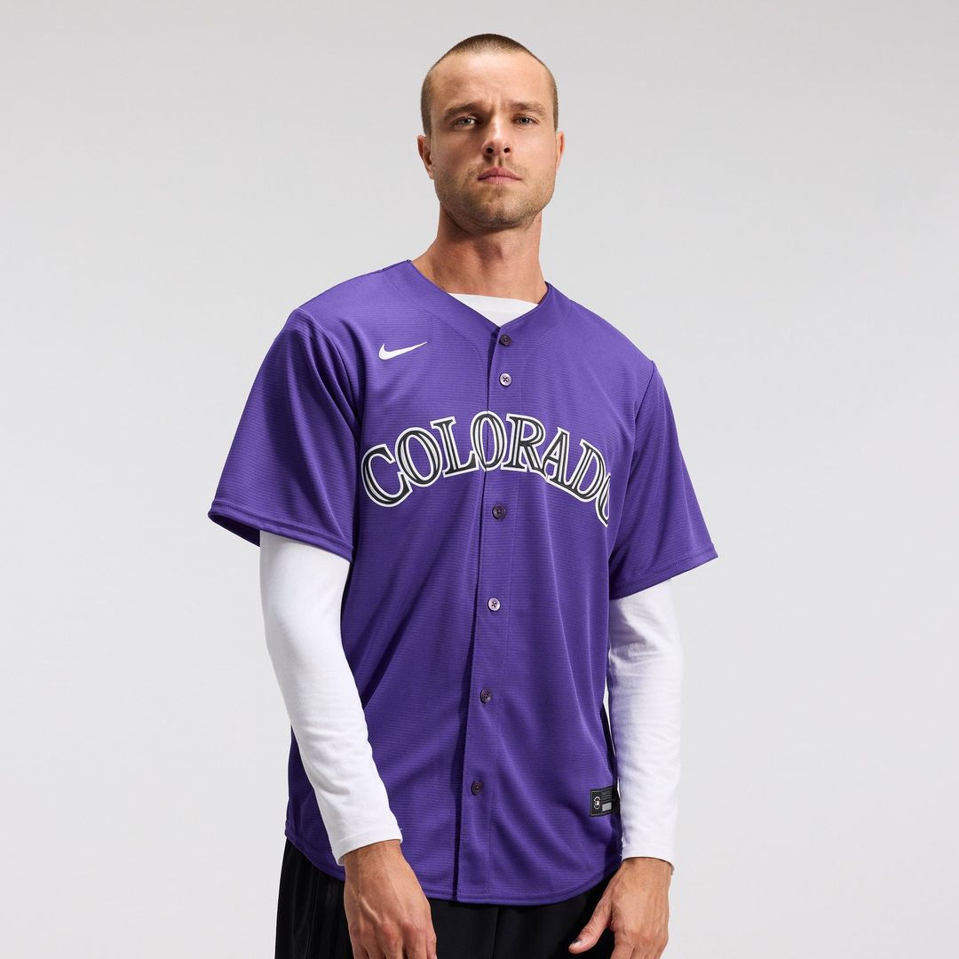Colorado Rockies Nike Alternate Replica Team Baseball Jersey - Purple