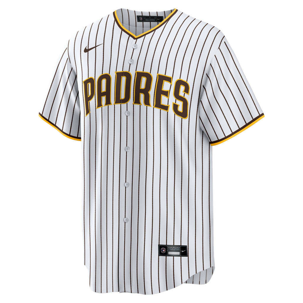San Diego Padres Nike Home Big & Tall Replica Baseball Jersey - White