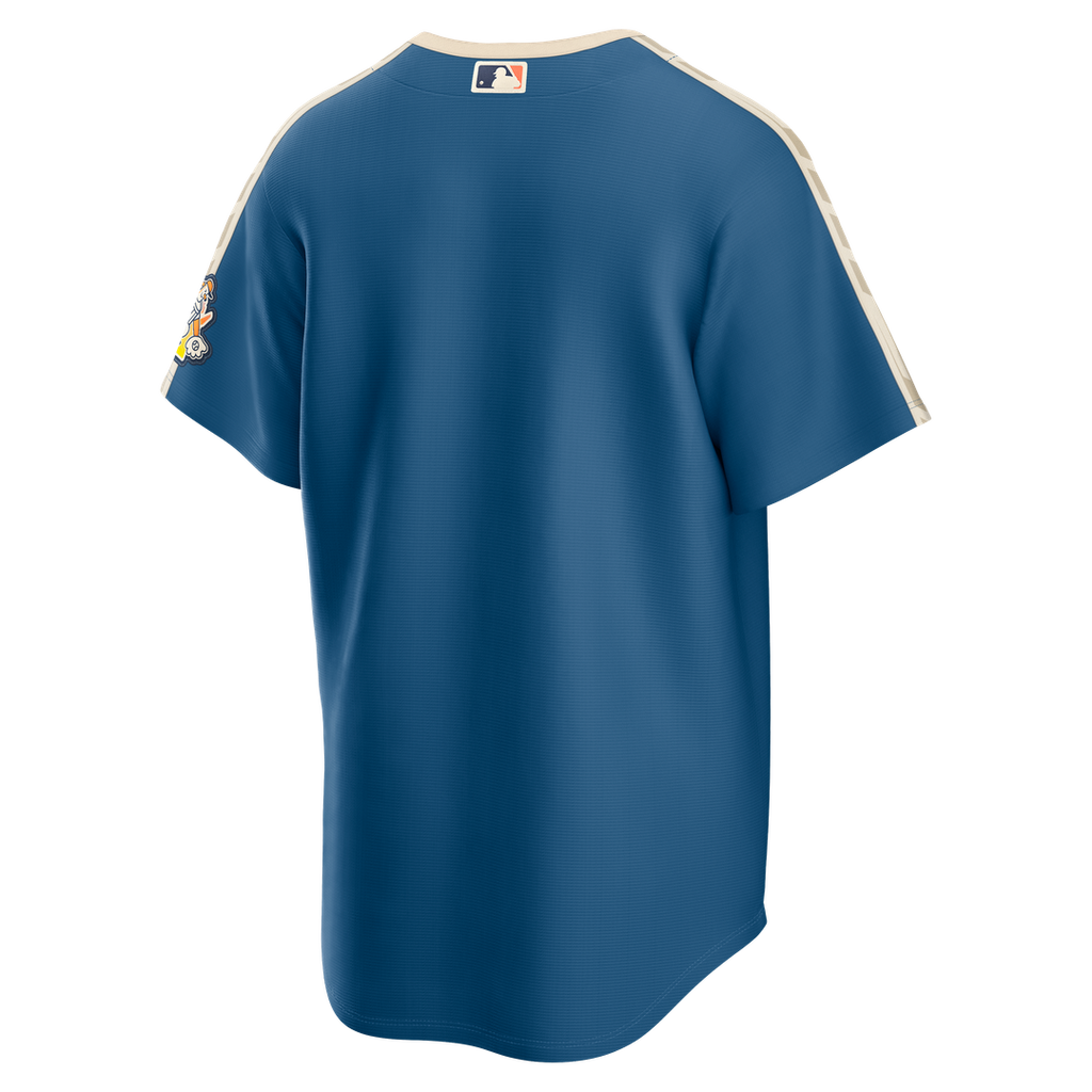 Milwaukee Brewers Nike Mineral Blue 2026 City Connect Stadium Baseball Jersey