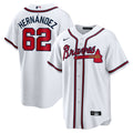 Atlanta Braves Nike Daysbel Hernandez Home Replica Baseball Jersey - White