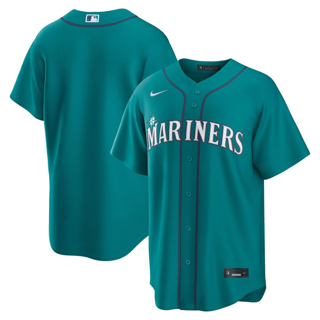 Seattle Mariners Nike Alternate Replica Baseball Jersey - Teal