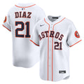 Houston Astros Nike Yainer Diaz Home Limited Baseball Jersey - White