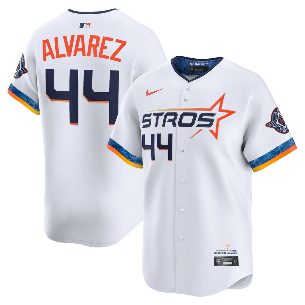 Houston Astros Nike Yordan Alvarez 2025 City Connect Limited Baseball Jersey - White