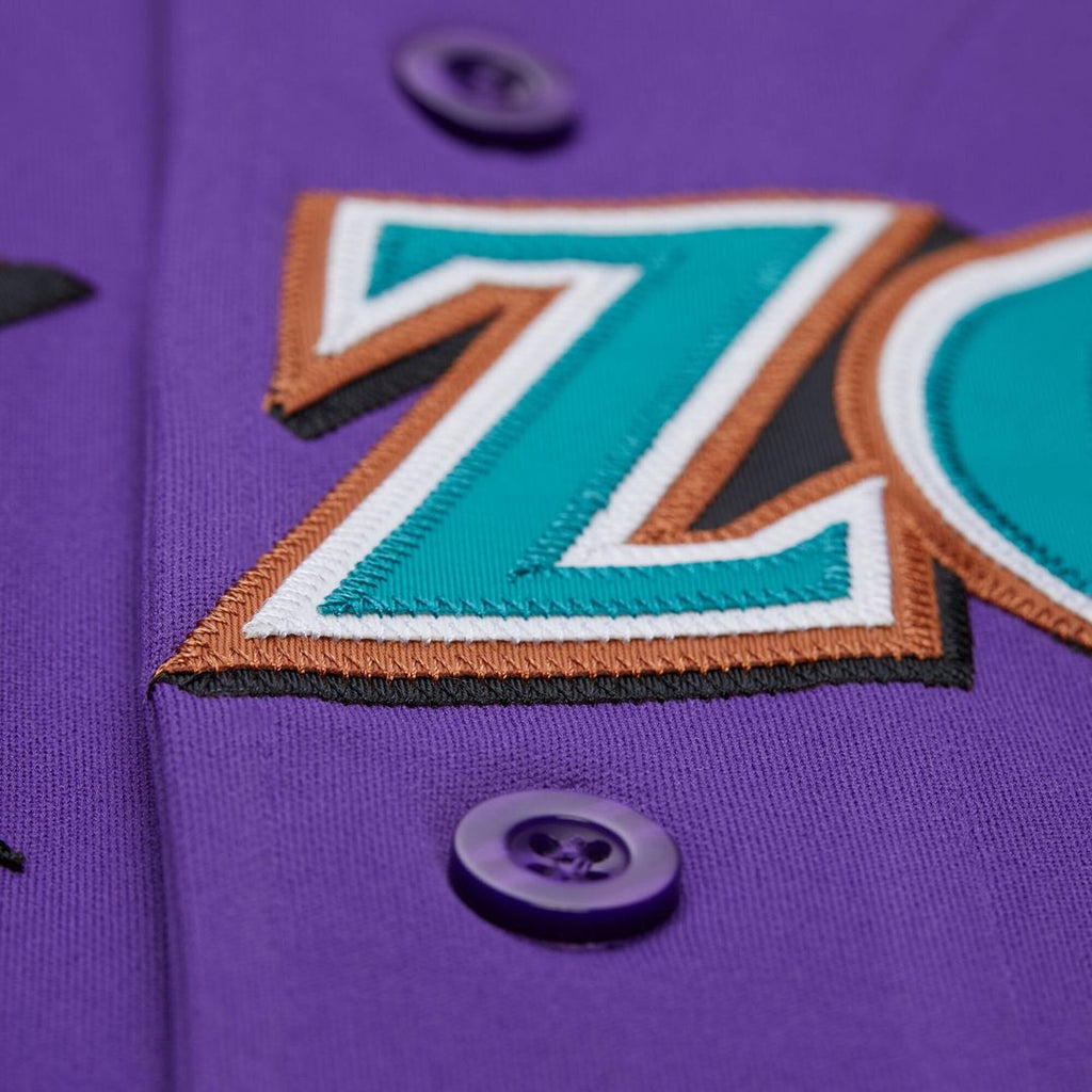 Arizona Diamondbacks Mitchell & Ness Randy Johnson 2000 Throwback Authentic Baseball Jersey - Purple