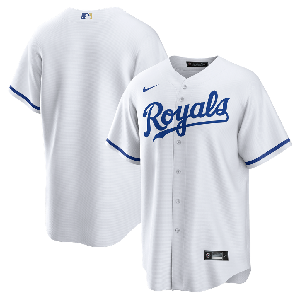 Kansas City Royals Nike Home Big & Tall Replica Baseball Jersey - White