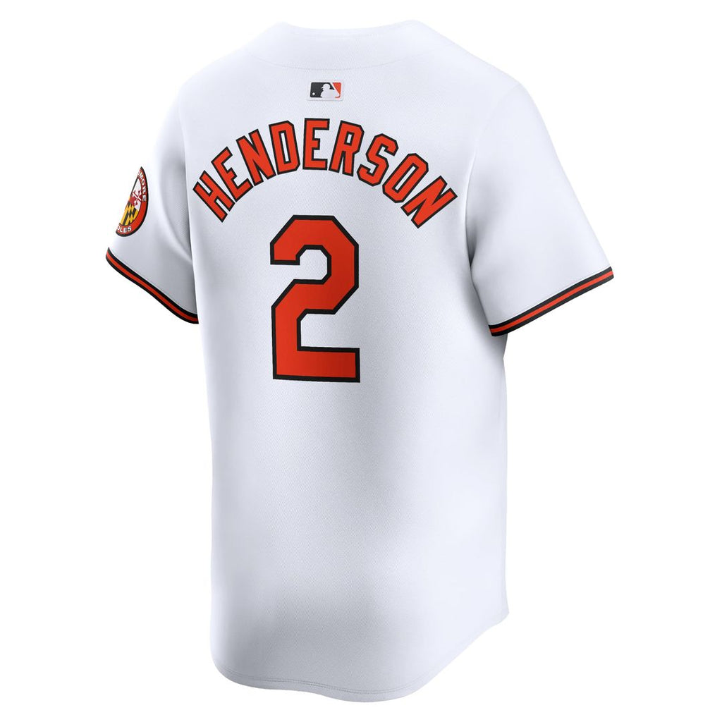 Baltimore Orioles Nike Gunnar Henderson Home Limited Baseball Jersey - White