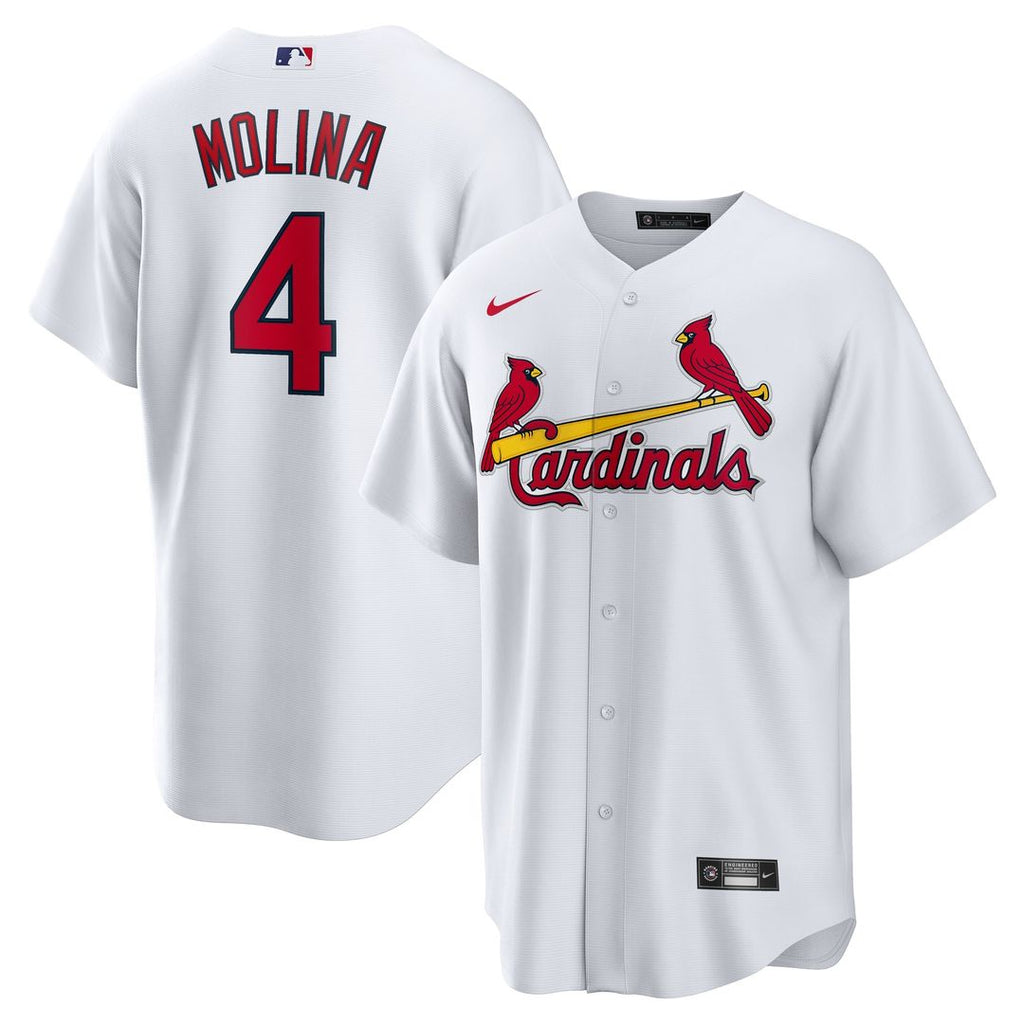St. Louis Cardinals Nike Yadier Molina Home Replica Retired Baseball Jersey - White