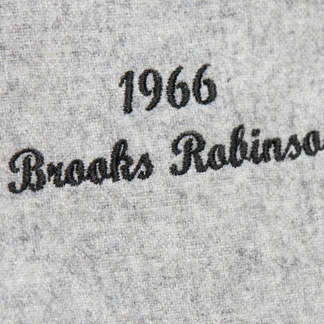 Baltimore Orioles Mitchell & Ness Brooks Robinson Cooperstown Collection 1966 Authentic Baseball Jersey - Gray