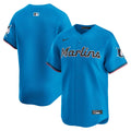 Miami Marlins Nike Limited Baseball Jersey - Blue