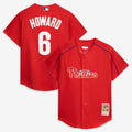 Philadelphia Phillies Mitchell & Ness Ryan Howard Cooperstown Collection Batting Practice Baseball Jersey - Red
