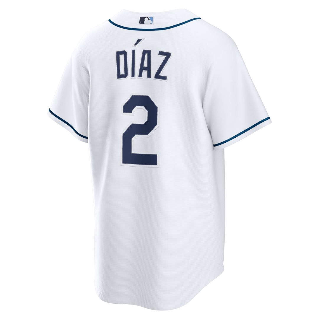 Tampa Bay Rays Nike Yandy Díaz Home Replica Baseball Jersey - White