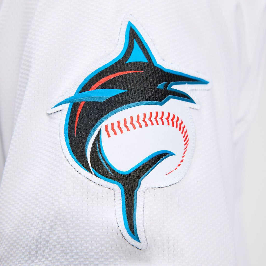 Miami Marlins Nike Home Elite Baseball Jersey - White