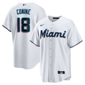 Miami Marlins Nike Griffin Conine Home Replica Baseball Jersey - White