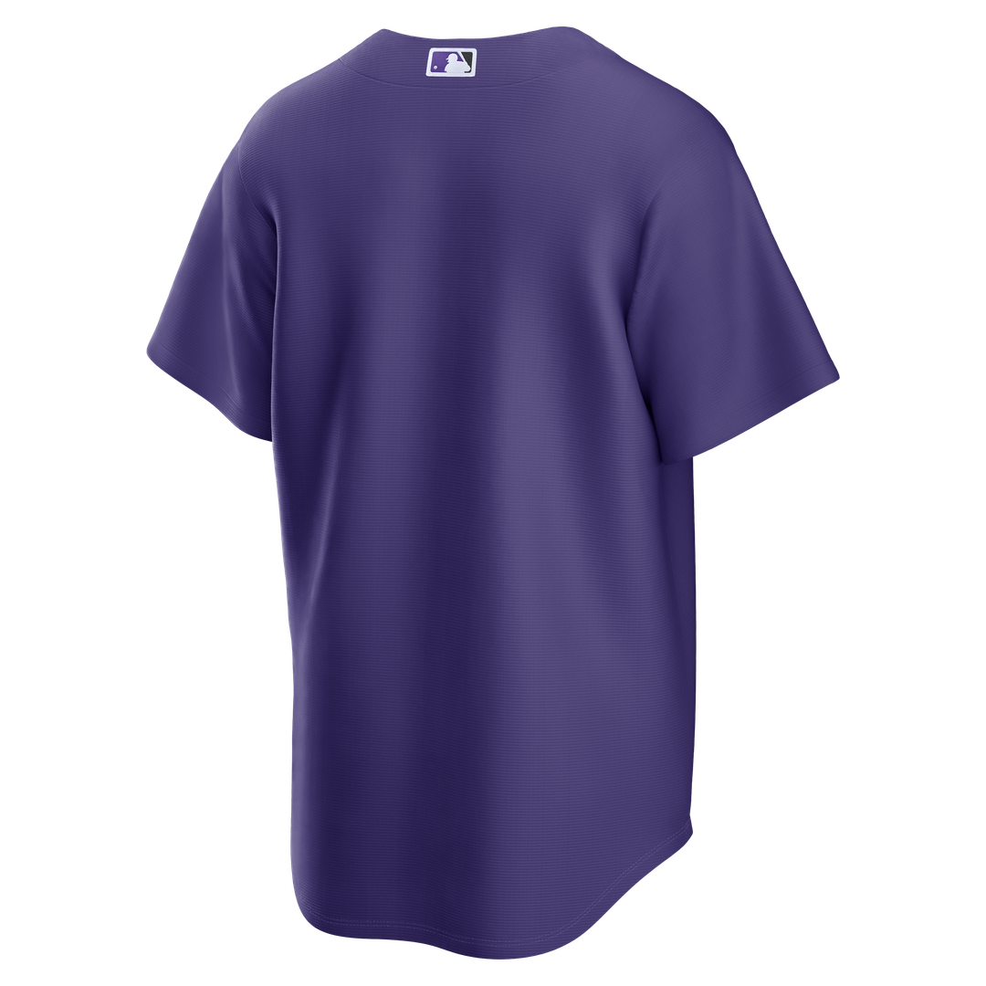 Colorado Rockies Nike Alternate Replica Baseball Jersey - Purple