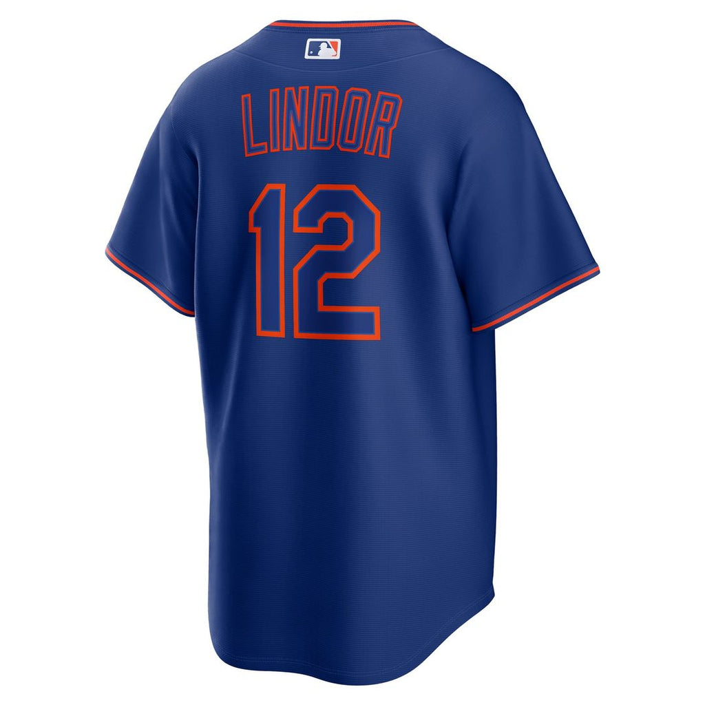 New York Mets Nike Francisco Lindor Alternate Replica Baseball Jersey - Royal
