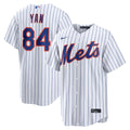 New York Mets Nike Jefry Yan Home Replica Baseball Jersey - White